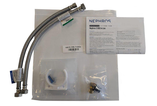 INSTALL KIT - S100 IN-LINE THREADED SINK AND EYEWASH STATION