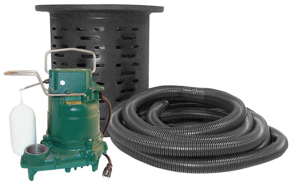 3/10 HP 115V Cast Iron Crawl Space Sump Pump