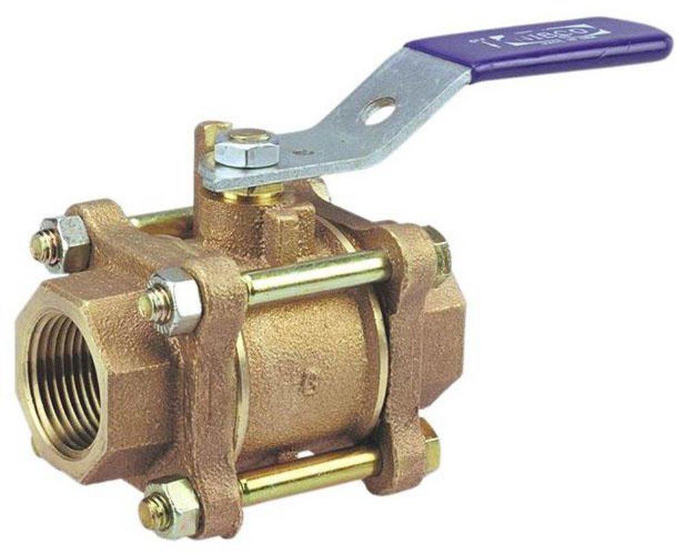 NIBCO T-590-Y 3 in. DZR Bronze Conventional Port NPT 600# Ball Valve