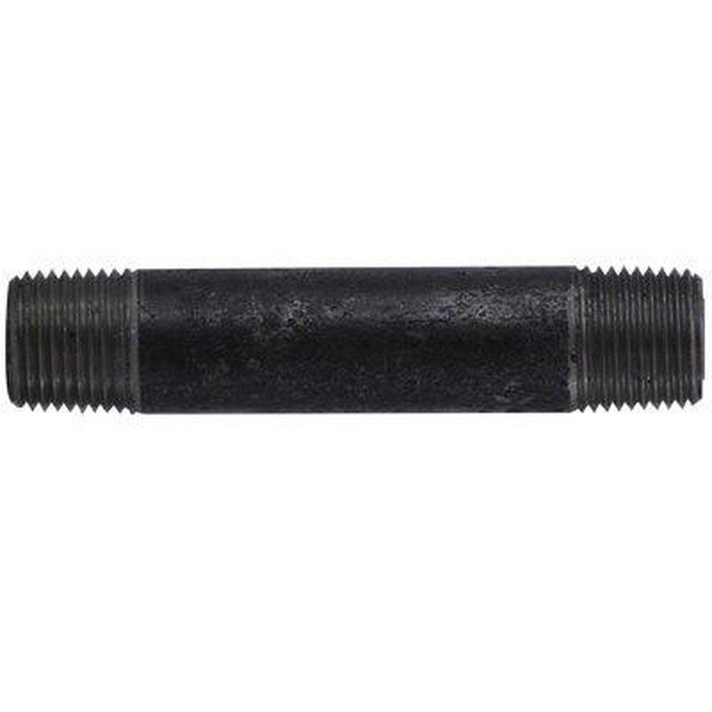 3 in. Threaded and Coupled Schedule 40 Global Black Carbon Steel Fusion Pipe