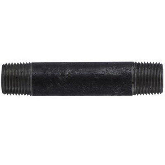 3 in. Threaded and Coupled Schedule 40 Global Black Carbon Steel Fusion Pipe