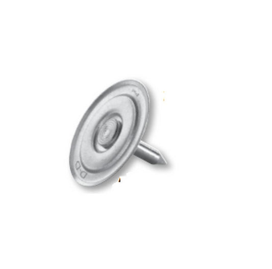 Pin with Dished Washer for 1 in. High Density Duct Liner