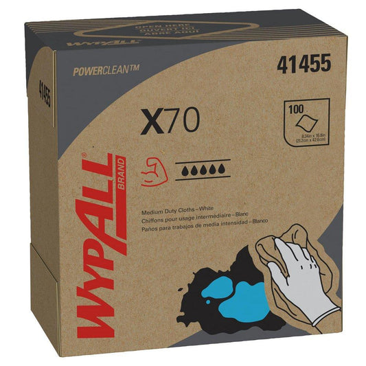 WypAll® X70 16-4/5 in. General Purpose Wipe in White (100 per Box)
