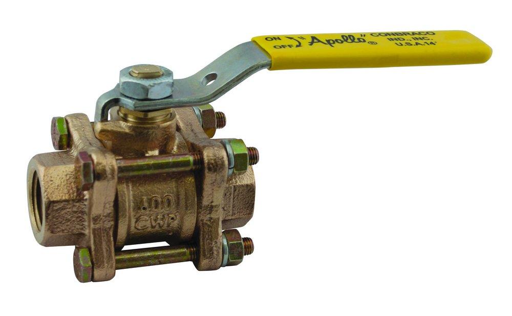 Apollo Valves 82-100 Series 3/4 in. Bronze Full Port FNPT 600# Ball Valve