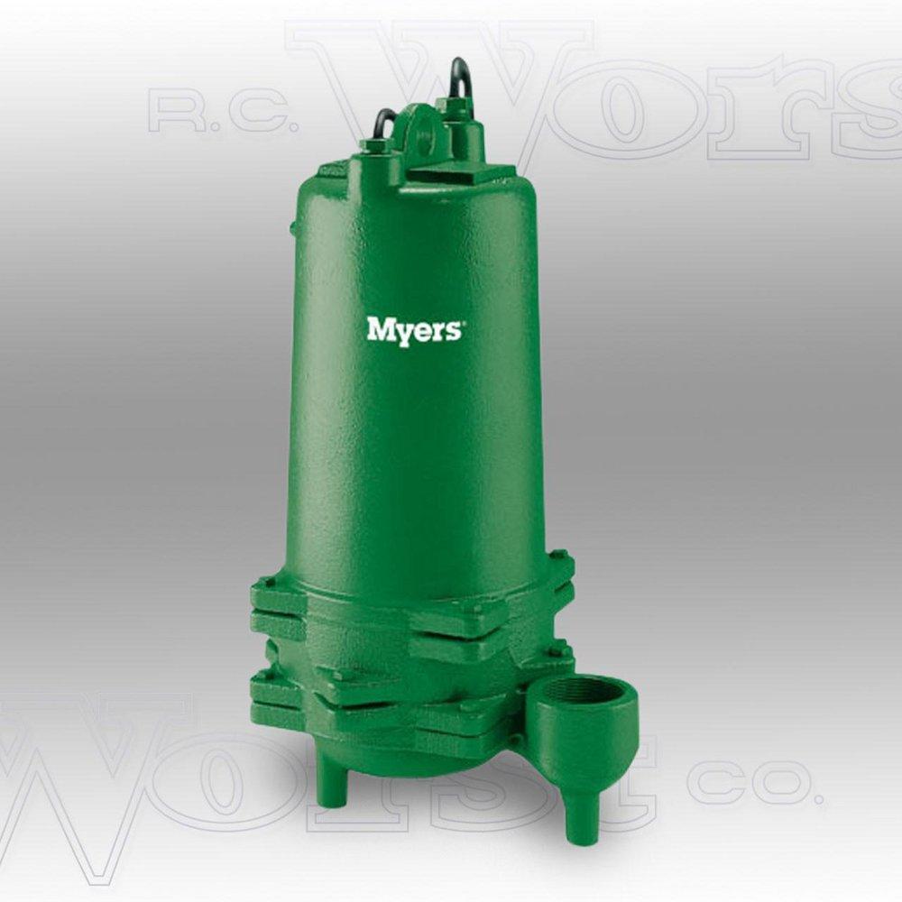 Myers ME Series 115 V 1/2 hp Manual Effluent Pump