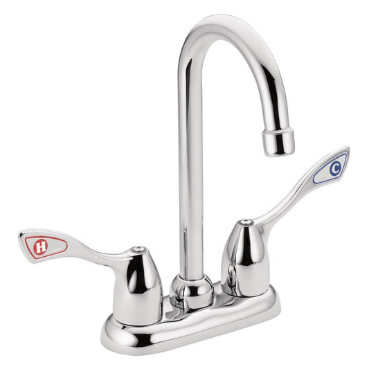 Moen M-BITION Two Handle Centerset Bar Faucet in Chrome