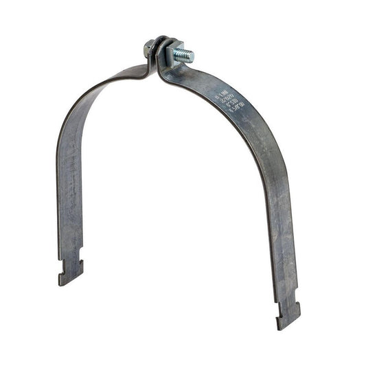 Eaton B-Line Series B2000 Series 4 in. Electroplated Zinc Carbon Steel Strut Pipe Clamp