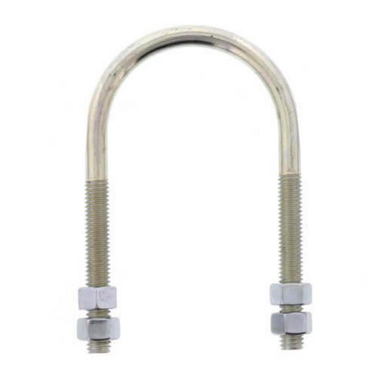 3/8 in. Plated Standard U- Bolt With Hex Nut