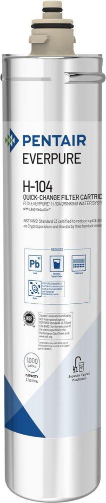 Pentair® Everpure® H Series H-104 Quick-Change Water Filter Cartridge
