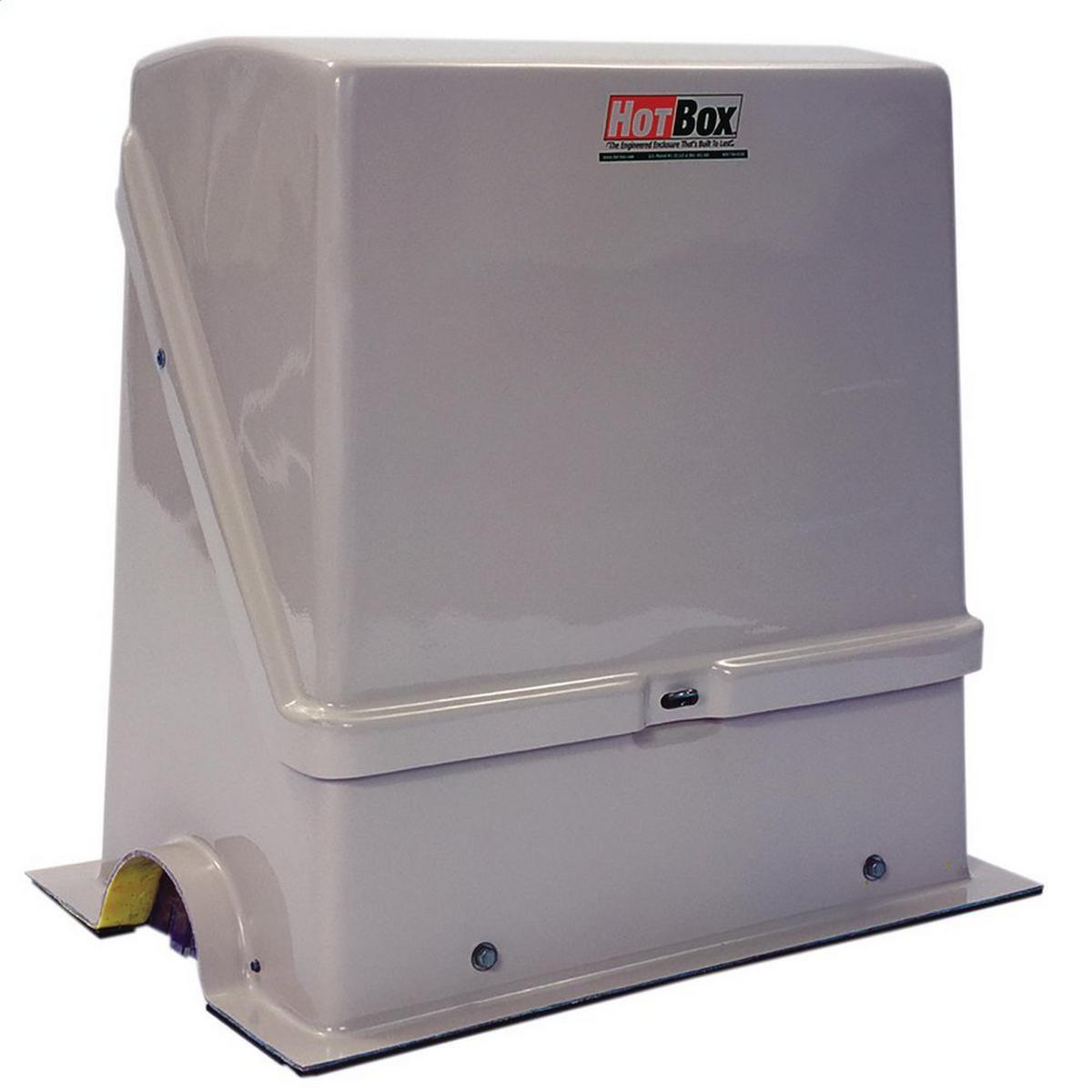 Hot Box Model HB.75 Fiberglass 22 x 19 x 11 in. Valve Enclosure in Beige
