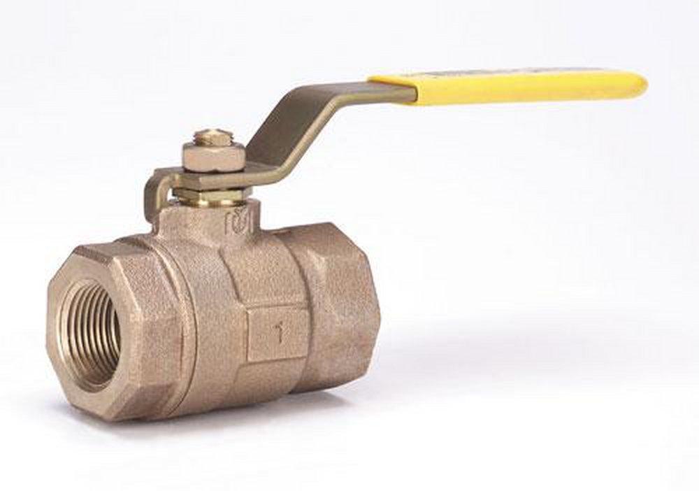 Milwaukee Valve BA-400 2 in. Cast Bronze Full Port Threaded 600# Ball Valve