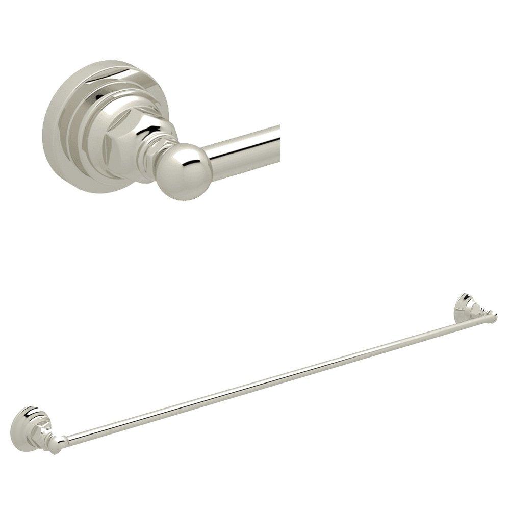Perrin & Rowe® Cross Collection 30 in. Towel Bar in Polished Nickel