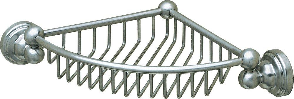 Perrin & Rowe Edwardian Corner Shower Basket Polished Nickel