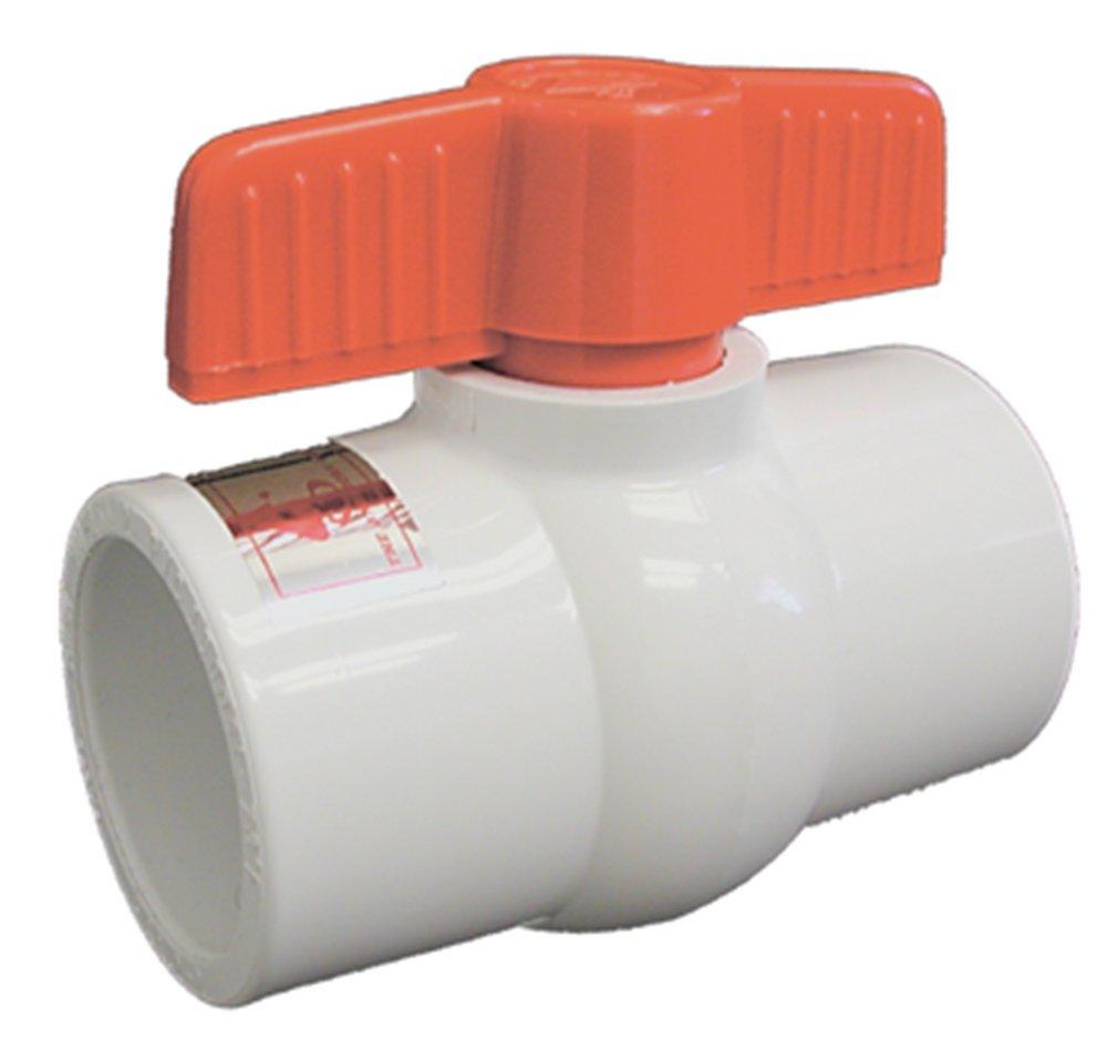 Harvard SCH 80 Series 1-1/2 in. Plastic Slip 150# Ball Valve