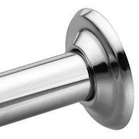 Moen Donner Shower Rod Flange Set Polished Chrome