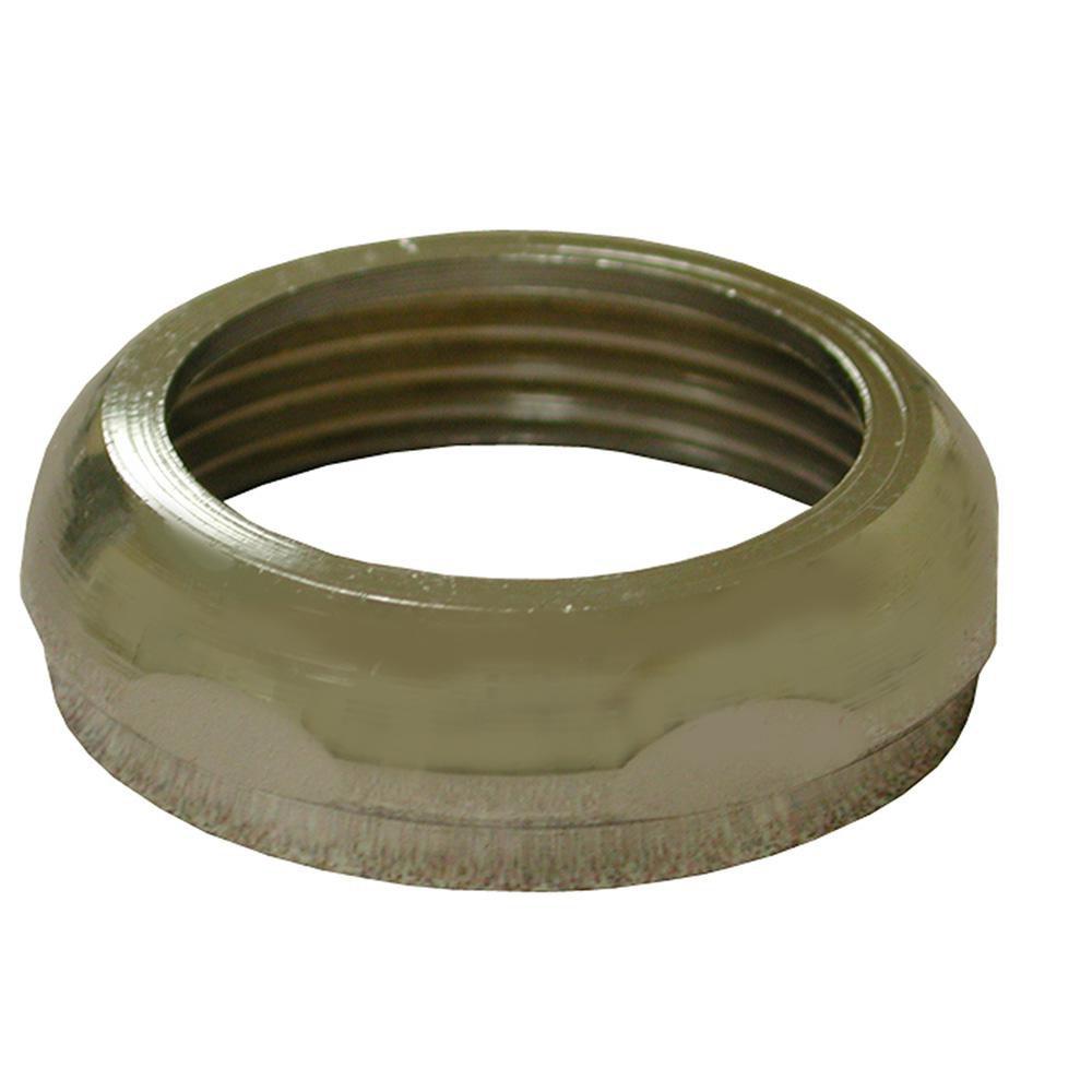 1-1/2 in. Brass Slip Joint Nut and Rubber Washer