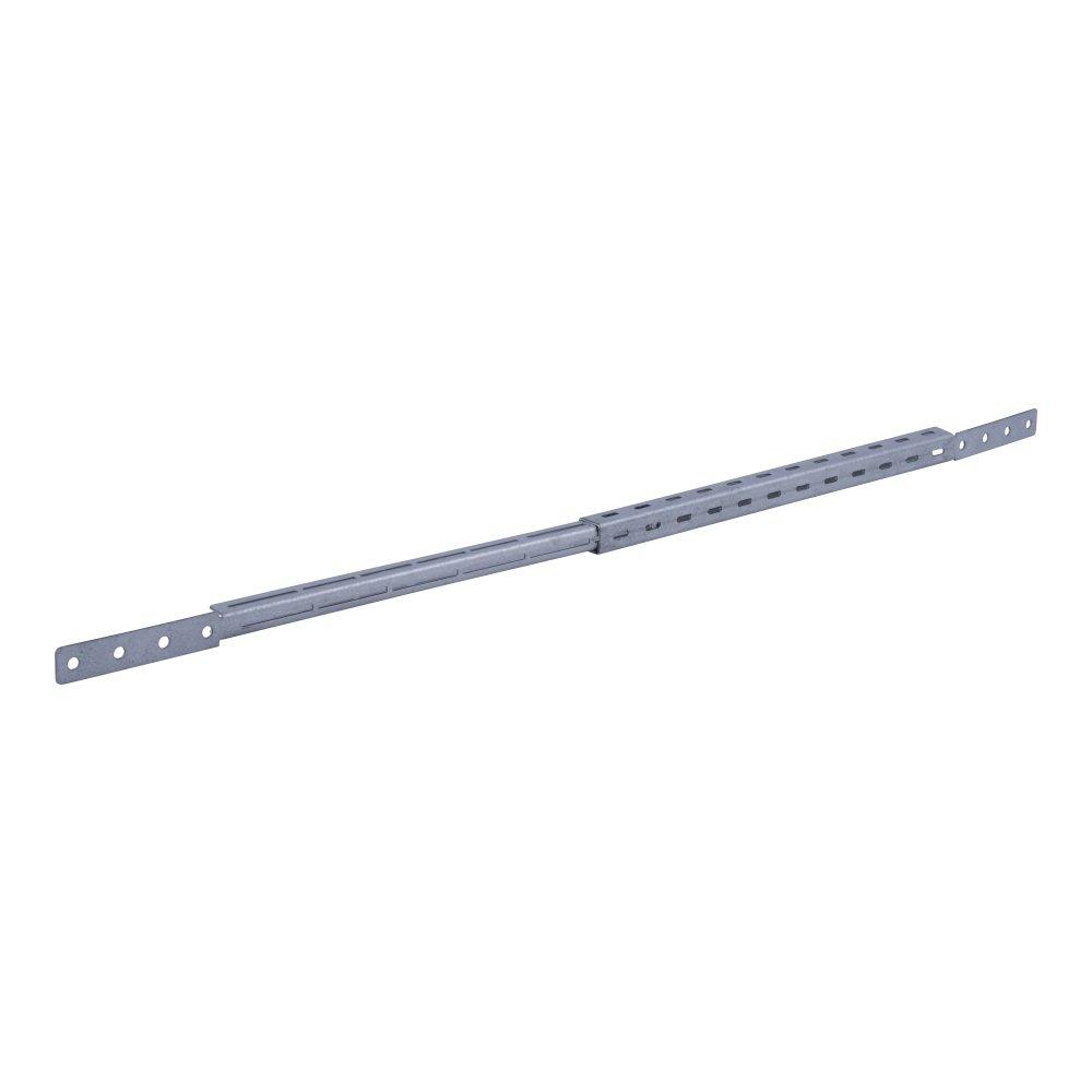18 in. Galvanized Telescoping Bracket in Silver