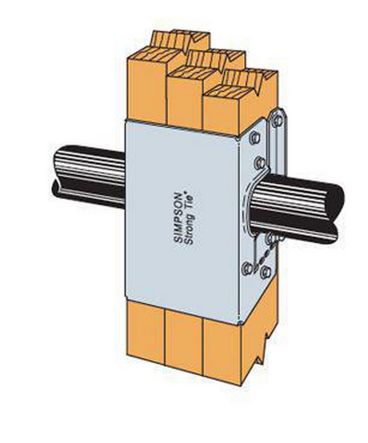 1-1/2 in. Galvanized Stud Shoe