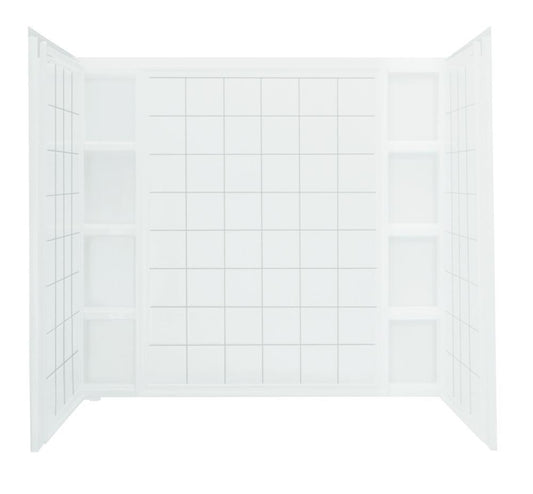 Sterling Ensemble™ 60 x 43-1/2 x 54-1/4 in. Tub & Shower Wall Set in White