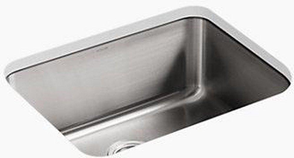 KOHLER Undertone® 23 in. Undermount Stainless Steel Single Bowl Kitchen Sink