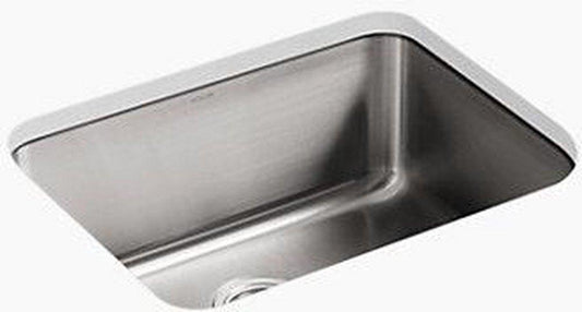 KOHLER Undertone® 23 in. Undermount Stainless Steel Single Bowl Kitchen Sink