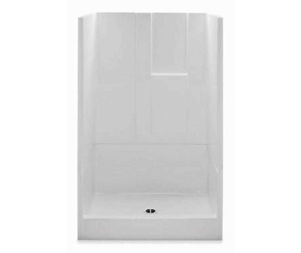 Aquatic Remodeline Sectionals 48 x 34 in. Alcove Shower Unit in White