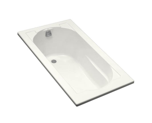 KOHLER Devonshire® 60 x 32 in. Soaker Drop-In Bathtub with Reversible Drain in White