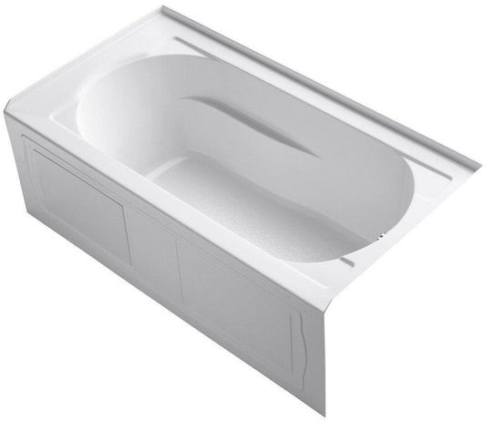 KOHLER Devonshire® 60 in. x 32 in. Soaker Alcove Bathtub with Right Drain in White
