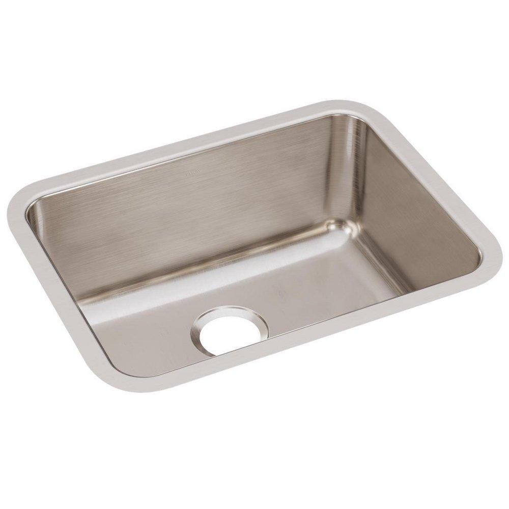 Elkay Lustertone® 23-1/2 in. Drop-in Stainless Steel Single Bowl Kitchen Sink in Elite Satin