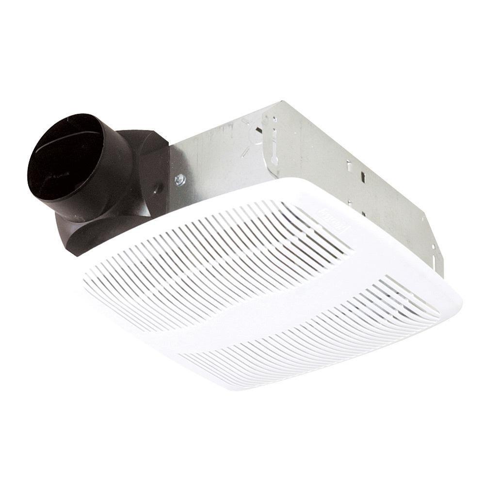 Air King America Inc Economical AS Series 70 CFM Ceiling Mount or Wall Mount Bathroom Exhaust Fan in White - Fan Only - 5.5 Sones
