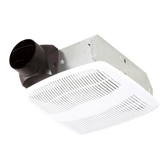 Air King America Inc Economical AS Series 70 CFM Ceiling Mount or Wall Mount Bathroom Exhaust Fan in White - Fan Only - 5.5 Sones