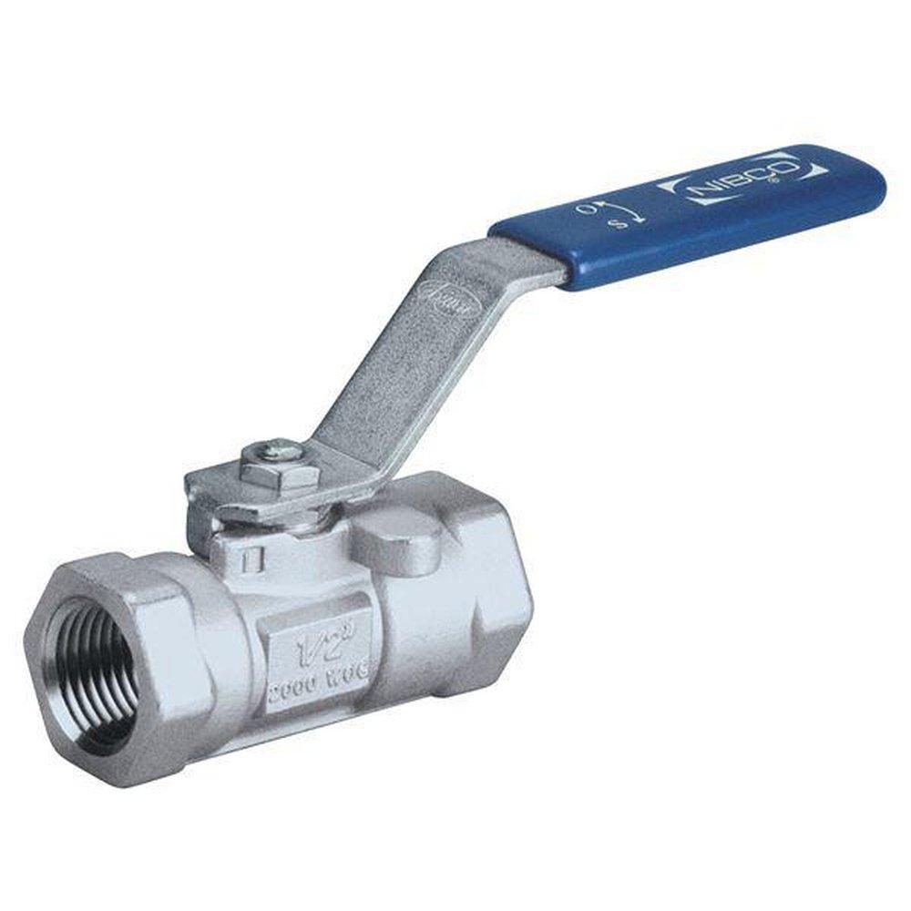 NIBCO T-560-S6-R-66-LL 2 in. 316 Stainless Steel Reduced Port NPT 2000# Ball Valve