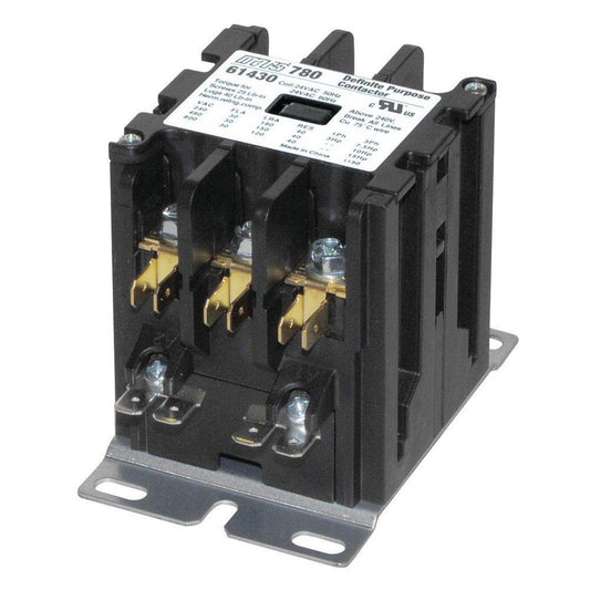 30 Amp 120 V 3-Phase Furnace Contactor