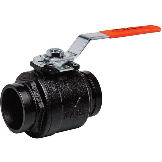 Victaulic Series 726 1-1/2 in. Ductile Iron Standard Port Grooved 1000# Ball Valve