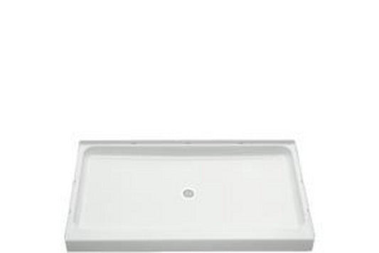 Sterling Ensemble™ 60 x 34 in. Shower Base with Center Drain in White