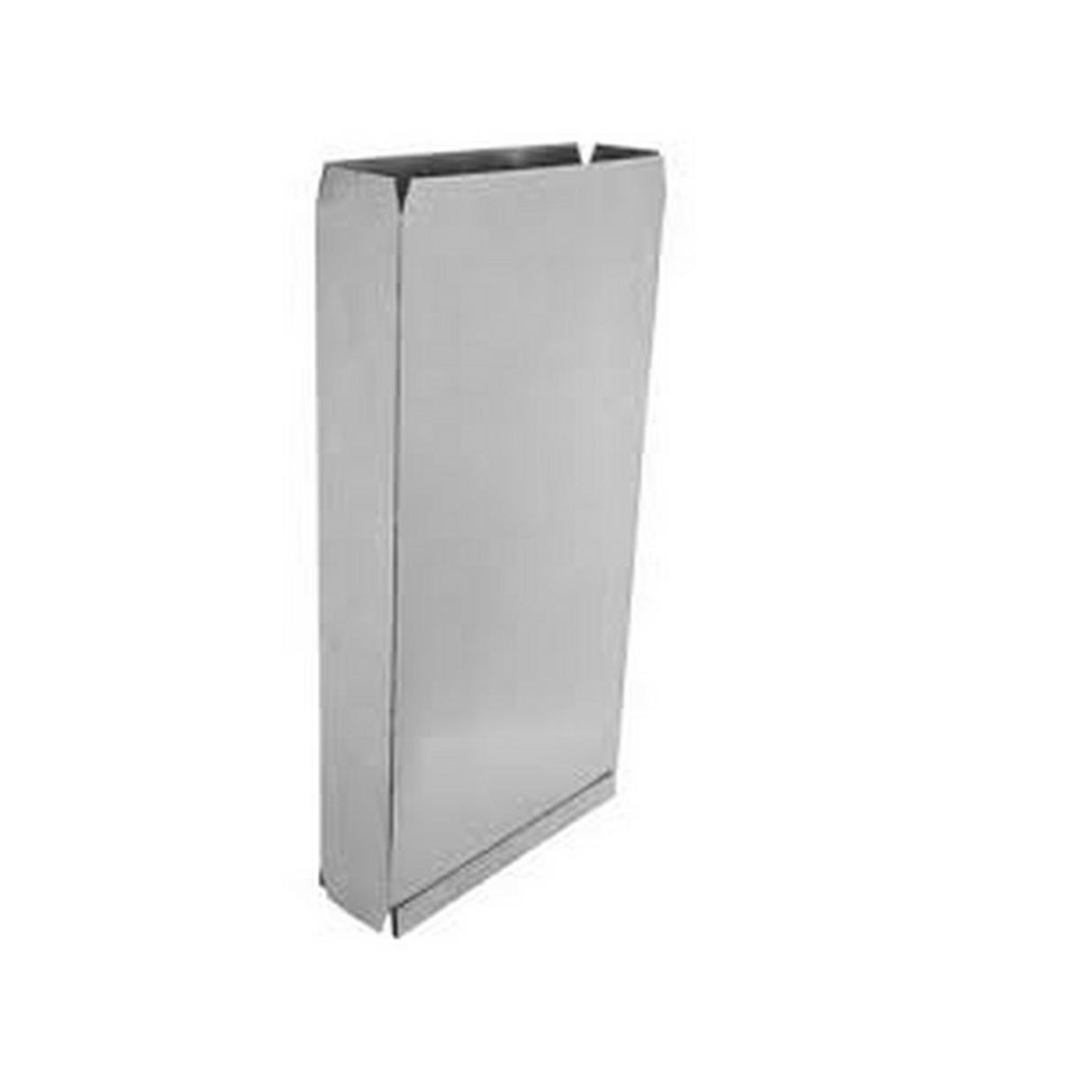 10 x 3-1/4 x 24 in. Galvanized Steel Duct Wall Stack