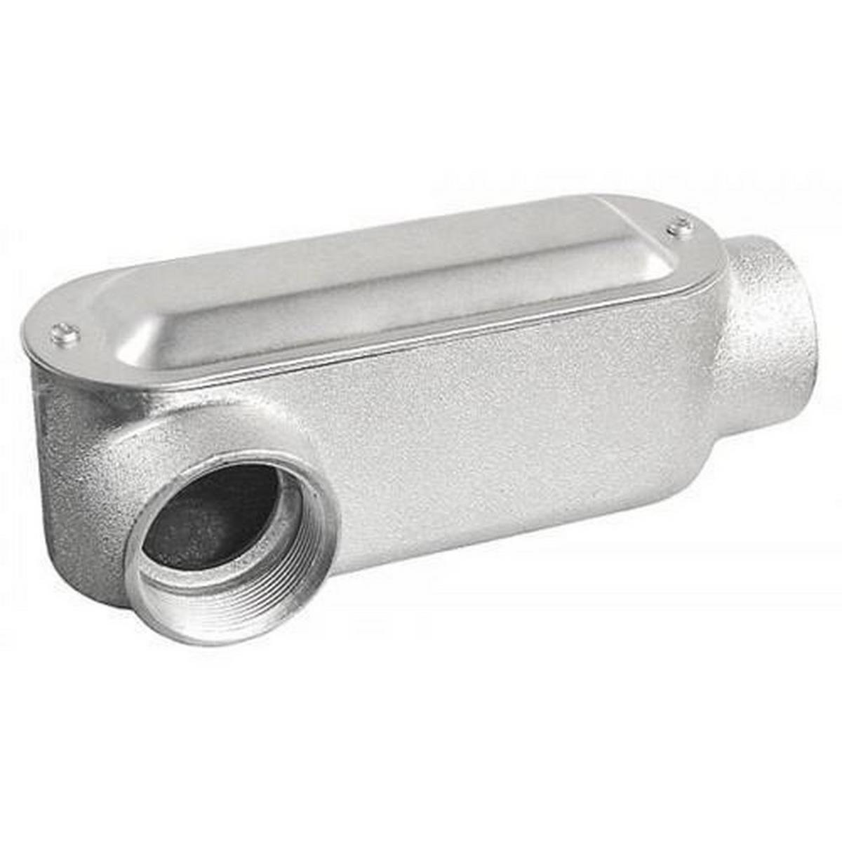 49/50 in. x 9-1/2 ft. Galvanized Conduit Body