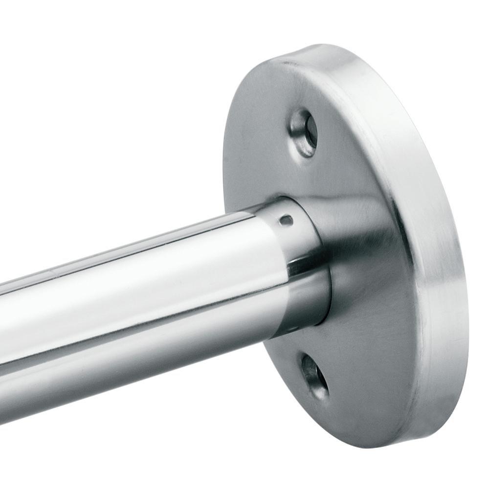 Moen Donner 0.015 in. Thick Csi Shower Rod in Stainless Steel