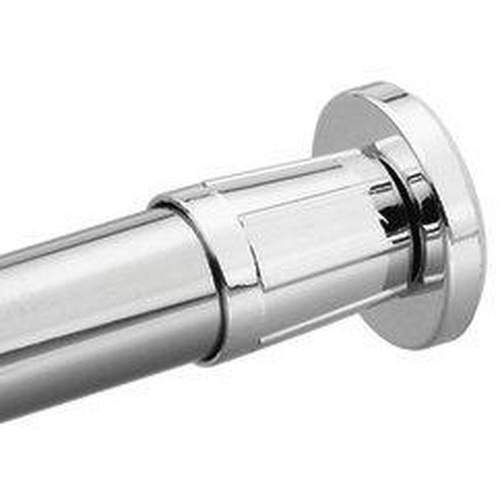 Moen Donner Shower Rod with Flange in Polished Chrome