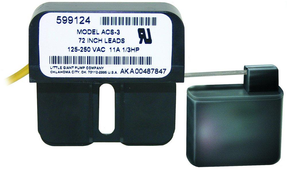 125/250V Condensate Drain Pan Overflow Shut-Off Switch