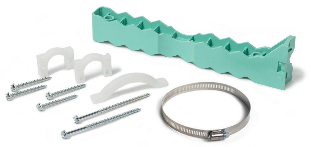 Sioux Chief PipeTitan™ 11 x 1 x 1-5/8 x 2-1/2 in. 190 lb. 300 Stainless Steel Band, ABS and Polyethylene Strap Bracket Kit