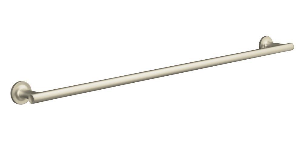 KOHLER Purist® 30 in. Towel Bar in Vibrant Brushed Nickel