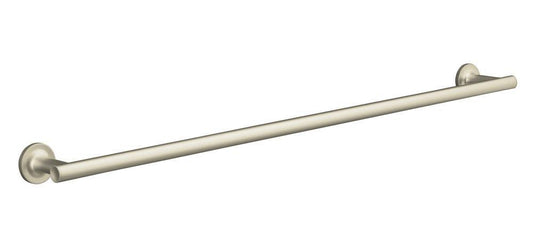 KOHLER Purist® 30 in. Towel Bar in Vibrant Brushed Nickel