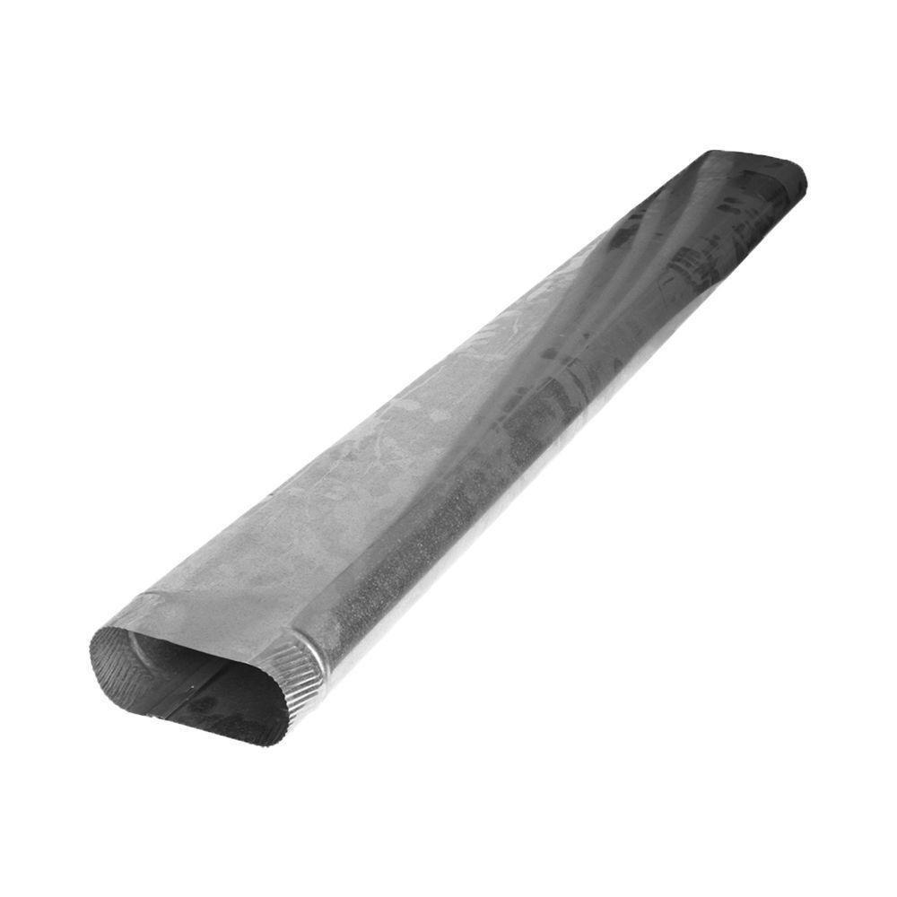 8 in x 102 in Galvanized Steel Oval Duct Pipe