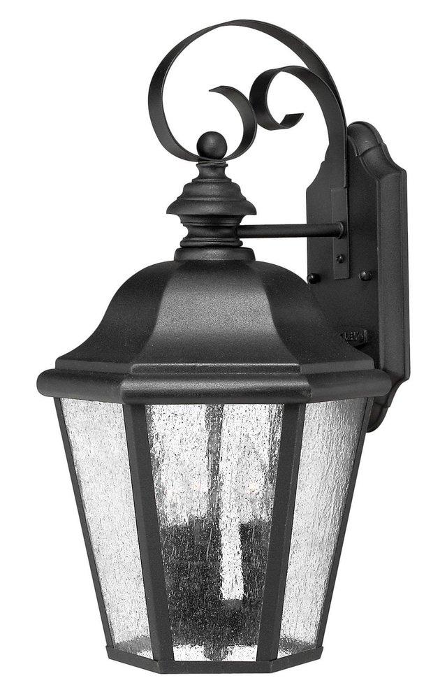 17-1/2 in. 40 W 3-Light Candelabra Lantern in Black