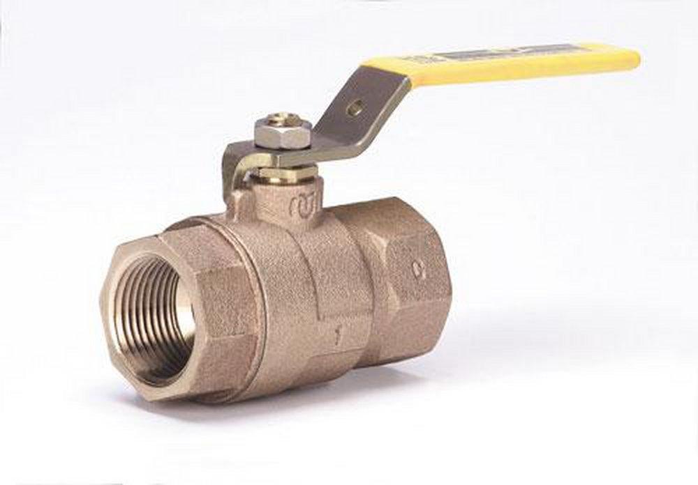 Milwaukee Valve BA-100 3/4 in. Bronze Full Port Threaded 600# Ball Valve