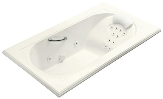 KOHLER Memoirs® 72 x 42 in. Total Massage Drop-In Bathtub with Reversible Drain in White