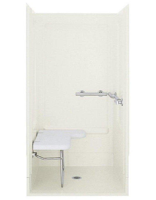 Sterling OC-SS-39 39 x 65-1/4 in. Vikrell Shower Back Wall in White