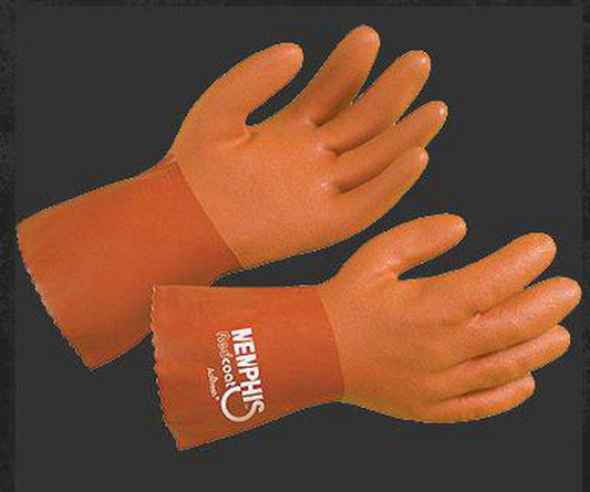Memphis Glove Redcoat® Size L Plastic Dipped and Coated Glove in Red