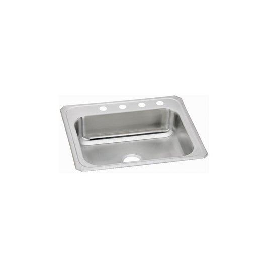 Elkay Celebrity® 25 in. Drop-in Stainless Steel Single Bowl Kitchen Sink in Brushed Satin